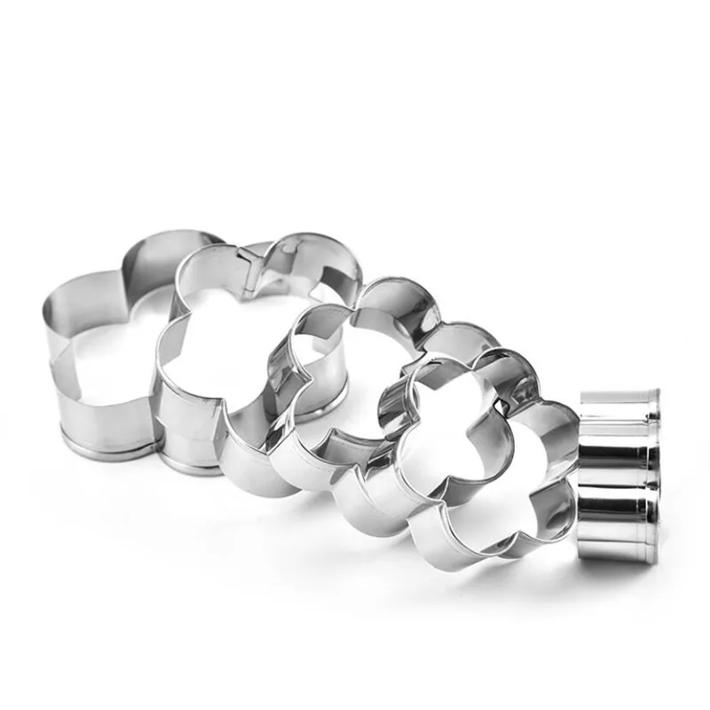 Description Picture 6 of item5pcs/Set Flower Cookie Cutter Molds Stamp Sugarcraf Decoration Cake Tools Biscuit Mold Christmas Fondant Decorating Tools