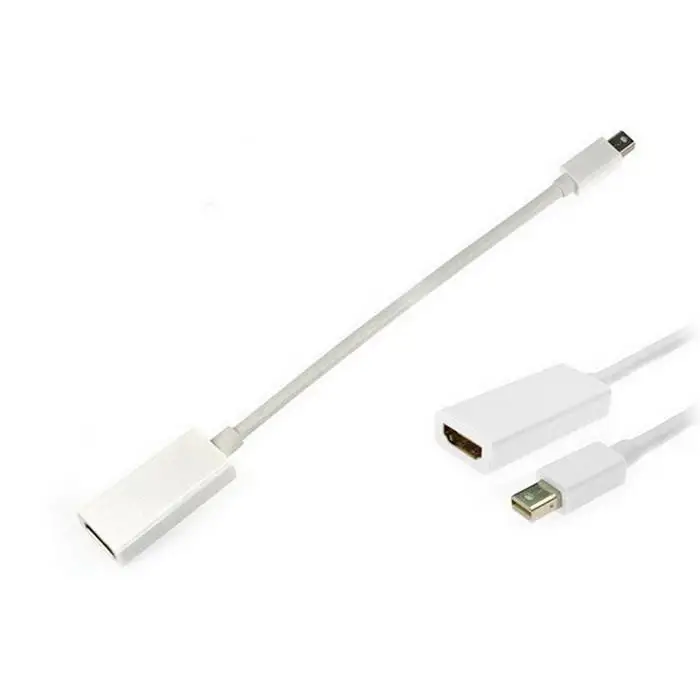 Mini display port DP to HDMI адаптер Male(Female) кабель питание от источника. Для Macbook(мужской