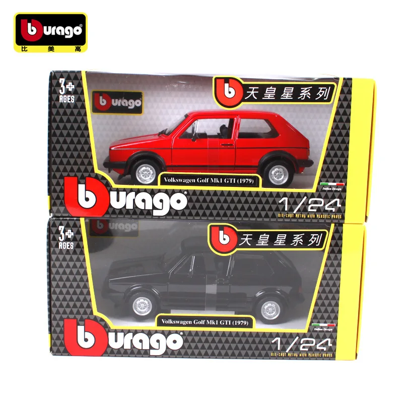 Bburago 1:24 имитация сплава Классическая модель автомобиля игрушки для VW Golf Gti 1979 с