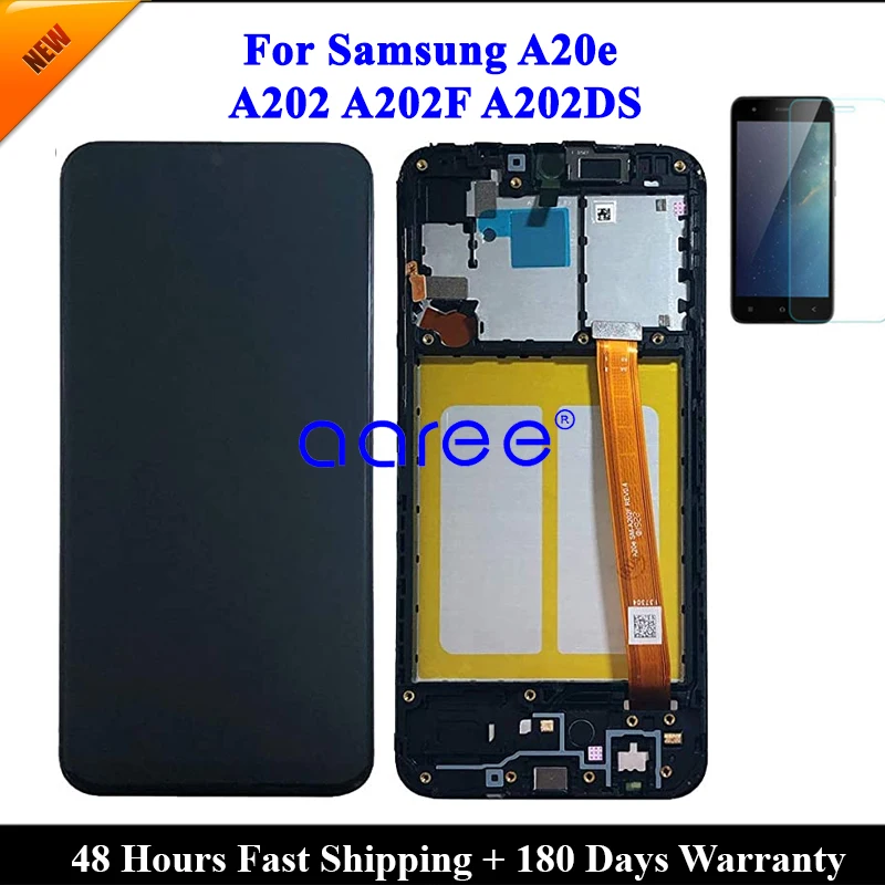 5 8 'ЖК экран оригинальный для Samsung A20E LCD A202 ЖК дисплей сенсорный дигитайзер в