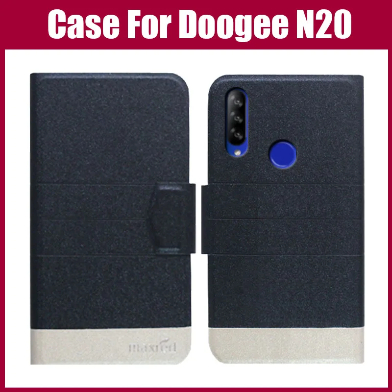 Горячая распродажа! Doogee N20 чехол Роскошный захлопывающийся модный Ультра-тонкий кожаный чехол для телефона чехол Для Doogee N20 чехол с держателем карты