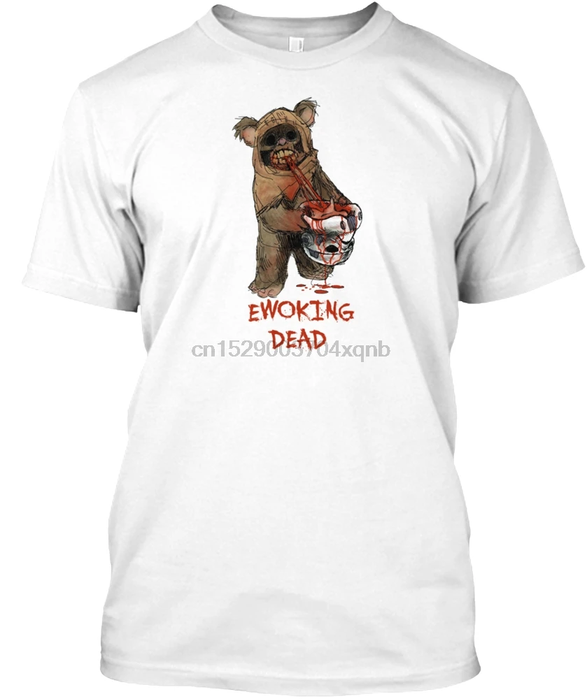 Мужская футболка Ewok Zombie женская и | одежда