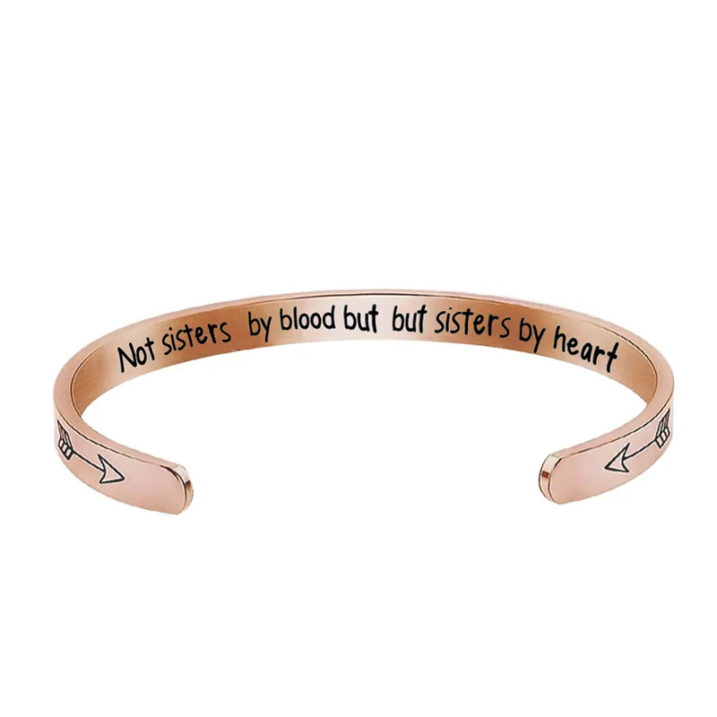 41702198】Best Friends Bracelet Cuff Bangle Friendship Bracelet
