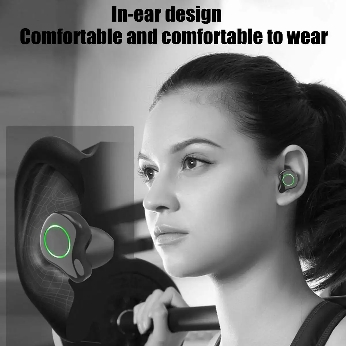 4000mAh Metal TWS Earphones BT5.0 LED Digital Display IPX7 Waterproof Earbuds 6D Binaural Stereo Earbuds