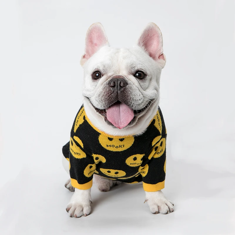 

Dog Clothes Elk Sweater For French Bulldog Corgi Pug Dog For Small &Medium Pet Spring & Autumn Costume Sweater