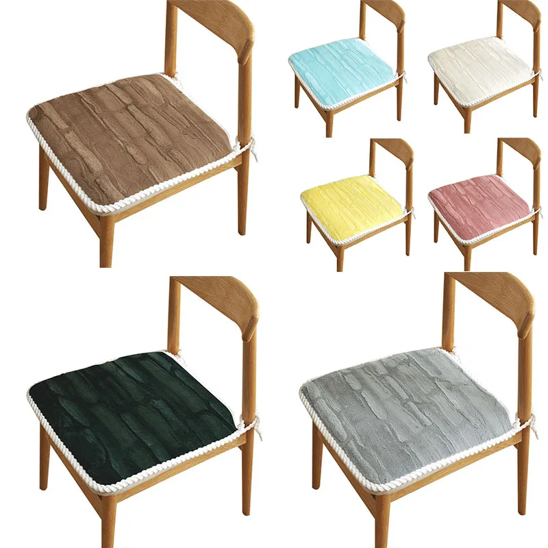 Solid Seat Cushion Chairs Floor Cushions Square Futon For Office Chair Back Pad Tatami Dining Room Sofa Home Decor 45*45cm/pc | Дом и сад