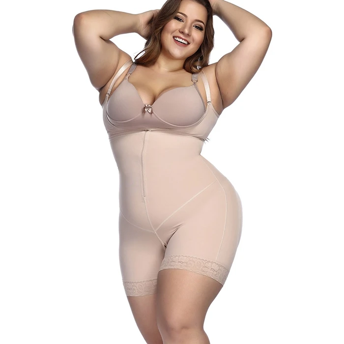 assets by spanx HEXIN Women's Bodysuit Open Bust Shapewear Full Body Shaper fajas reductoras Plus Size Waist Trainer Women's Underwear Corset best body shaper