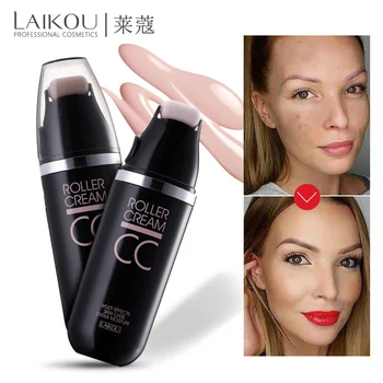 

LAIKOU Roller CC Cream Makeup Concealer Multi Effects Face Skin Care Moisture Foundation Cosemtics Natural Ivory Make Up