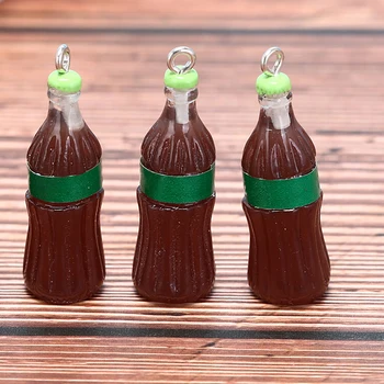 

10 Handmade Wine Bottle Charms Pendants For Neckalce Bracelet for Neckalce Bracelet DIY Jewelry Making Craft