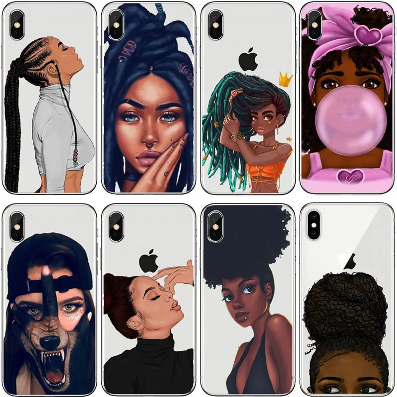 2bunz Melanin Poppin Aba Модный чехол для iPhone 11 11Pro MAX X XR XS Max 5S SE 6 6S 7 8 Plus | Мобильные телефоны и