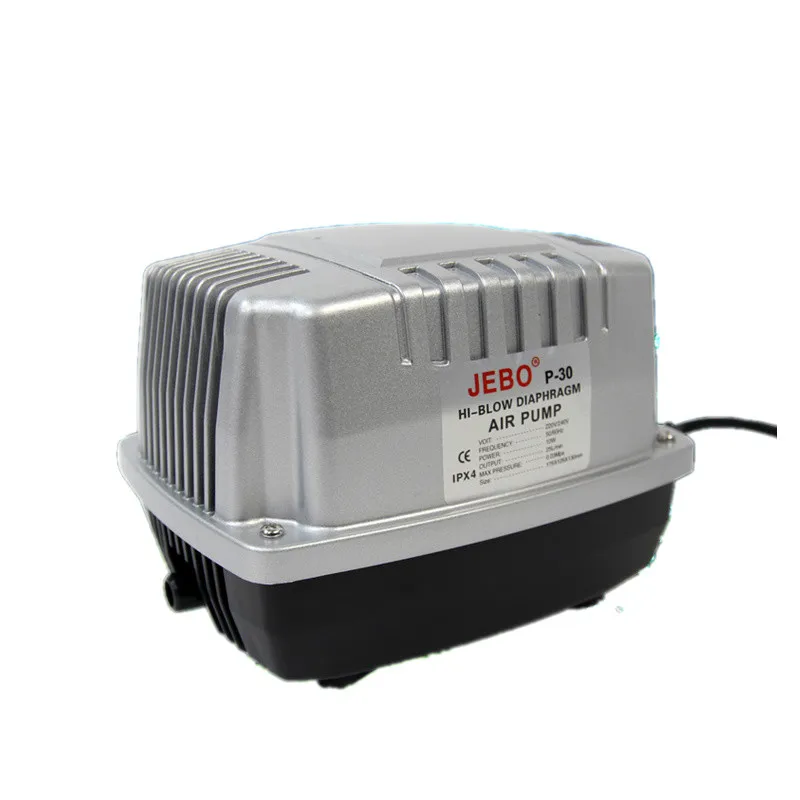 

JEBO P30 High Power Air Compressor Farm Large Volume Air Pump Ultra Quiet Oxygen Machine Oxygen Rinse Aquarium Air Pump