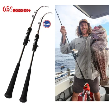 

OBSESSION 1.98m OCEANUS Slow Jigging Fishing Lure Japan FUJI Guide Offshore Slow Jig Tuna Long Casting Fishing Rod