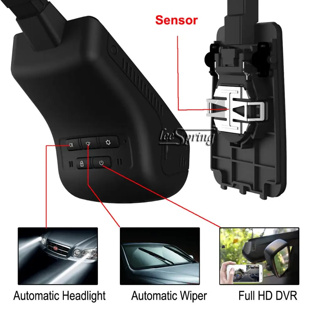 FULL HD Car DVR smart wiper Auto headlight sensor for NISSAN X-Trail Kicks Qashqai