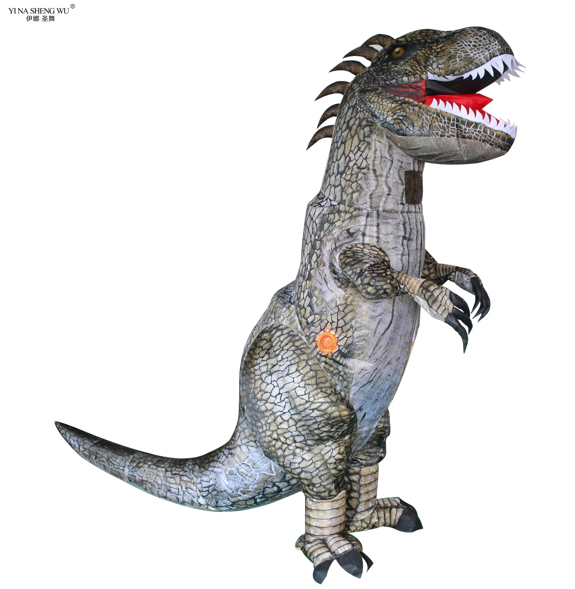 Новый взрослый надувной костюм динозавра для Хэллоуина карнавальный T Rex