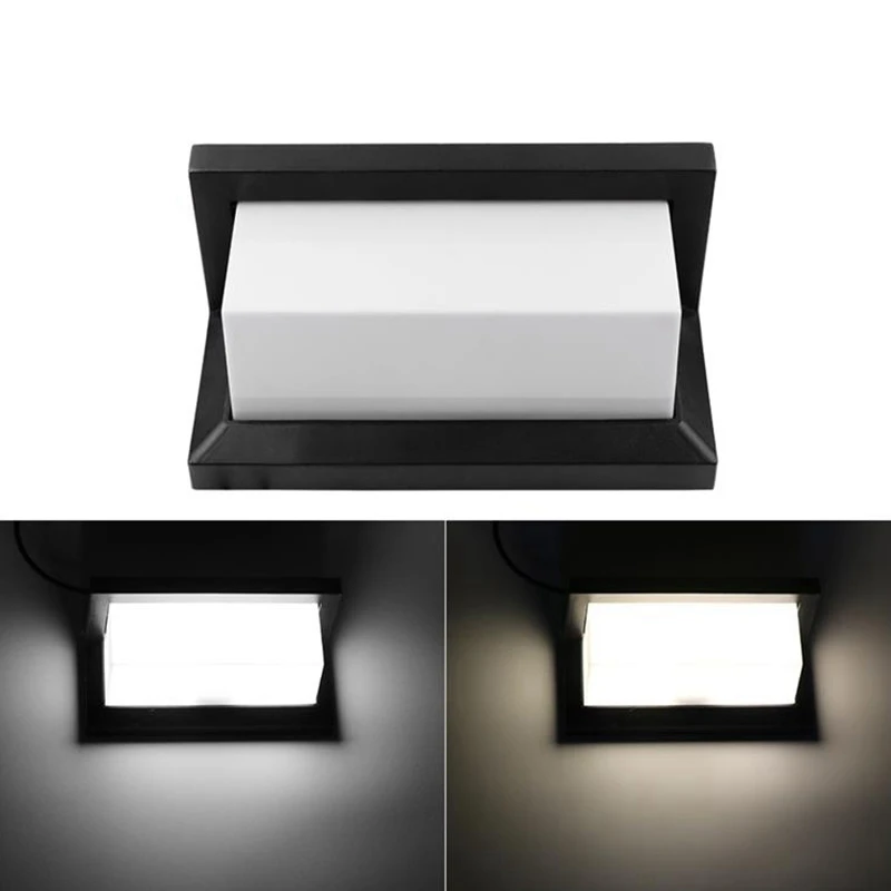 18W Led Wall Light Waterproof Ip66 Door Light Modern Led Wall Light Radar Motion Sensor Courtyard Garden Outdoor Light Ac85~265V