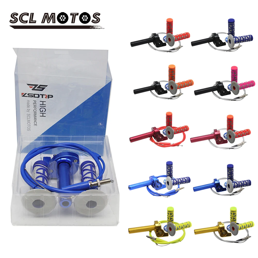 SCL мотоциклетные гоночные ручки 7/8 дюйма 22 мм для Honda CR CRF XR 70 100 150 Новинка|Ручки
