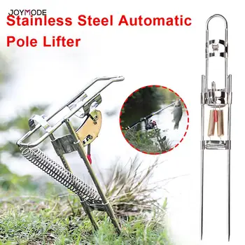

JOYMODE New Automatic Double Spring Angle Fishing Pole Tackle Bracket Anti-Rust Steel Fishing Bracket Rod Holder Fish Tackle