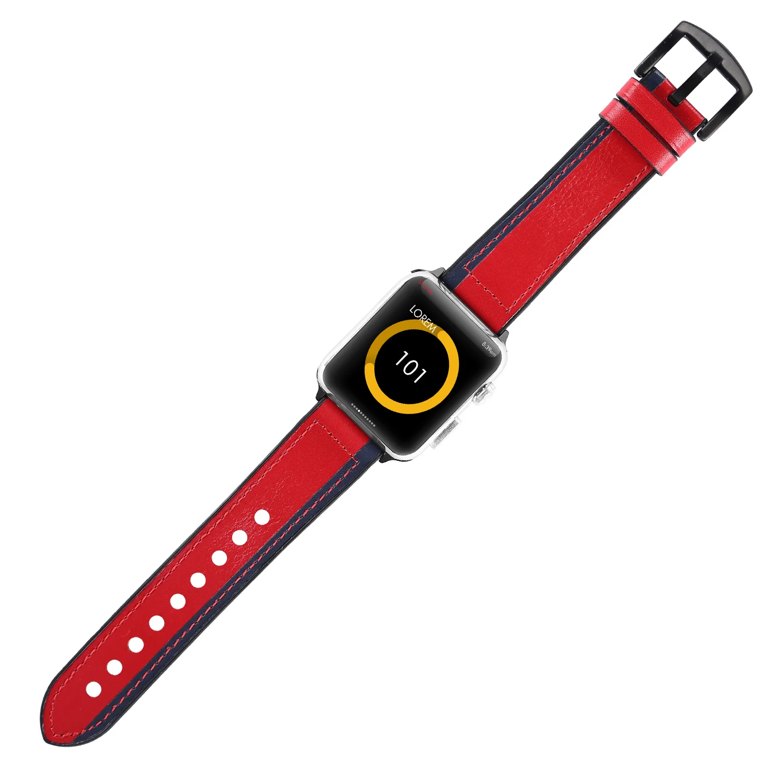 42 мм 44 мм кожаный ремешок для наручных часов Apple Watch, версии совместим с Apple Watch Series 4/3/2/1 спорт издание кожаная Петля