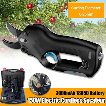 

Portable Electric Rechargeable Pruning Scissors Cordless Pruning Shears Garden Park Pruner Secateur Branch Cutter Cutting Tool