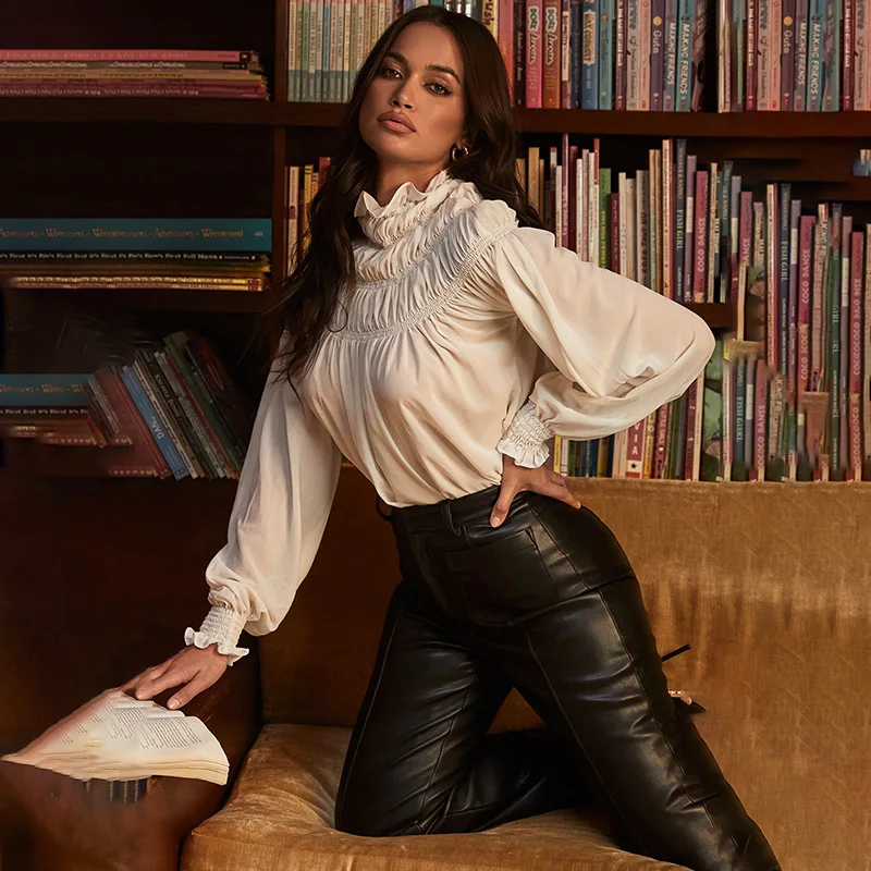 Vintage Faux Leather Pants-2