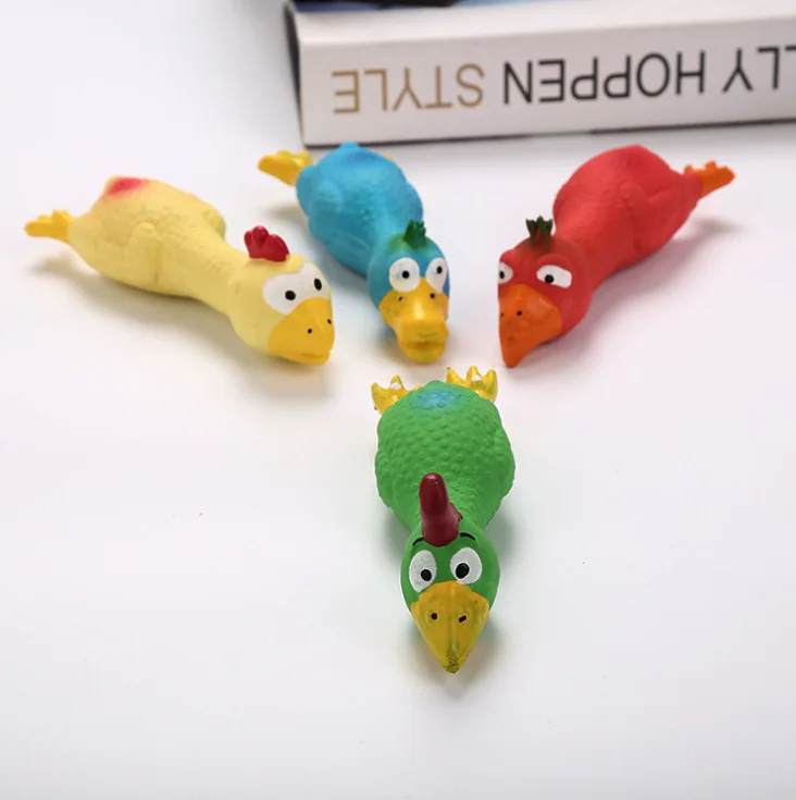 Игрушка для собак латексная игрушка большой и маленький питомец звуковая игрушка кричащая куриная пародия игрушка устойчивая к укусам