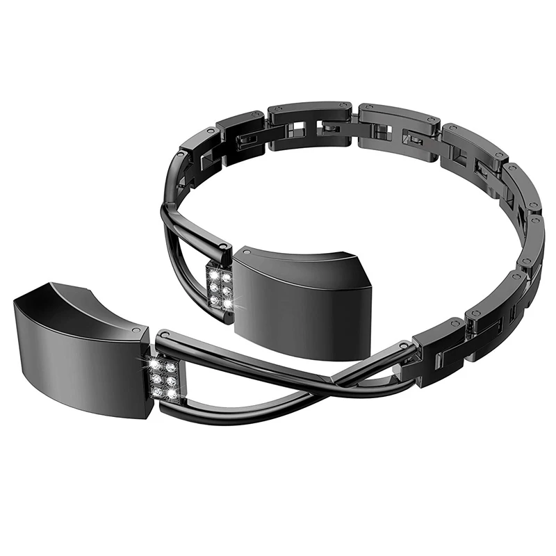 

For -Fitbit Alta Bands Small -Fitbit Alta Hr Women Metal Replacement Bands Accessories Straps Bracelet Bangle Wristbands