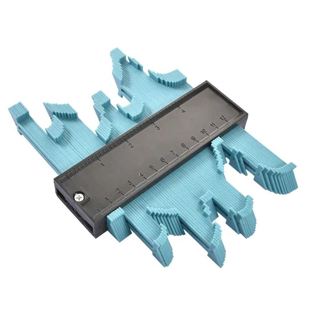 5 inch Plastic Gauge Contour Profile Copy Gauge Duplicator Standard Width Wood Marking Tool Tiling Laminate Tiles General