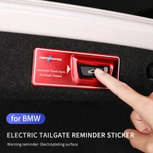 

Car Trunk Warning Stickers Suitable for BMW Series Decorative Electric Tailgate Switch Reminder External Accessories
