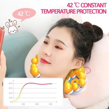 

Relaxation Massage Pillow massage doll plush toys Stuffed Cartoon Cute Animal neck waist hips legs backMassage pillow