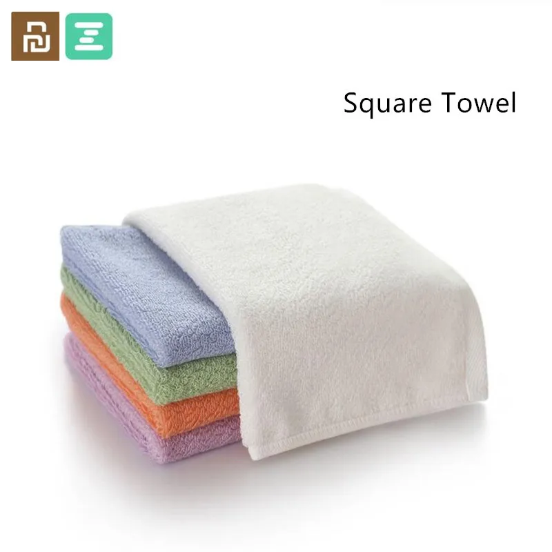 Bundle-Sale-Xiaomi-ZSH-Square-Towel-Handkerchief-Polyegiene-Antibacterial-Towel-Oeko-Tex-Standard-Cotton-Water-Absorption