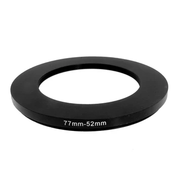 

HOT 77mm-52mm 77mm to 52mm Black Step Down Ring Adapter for Camera