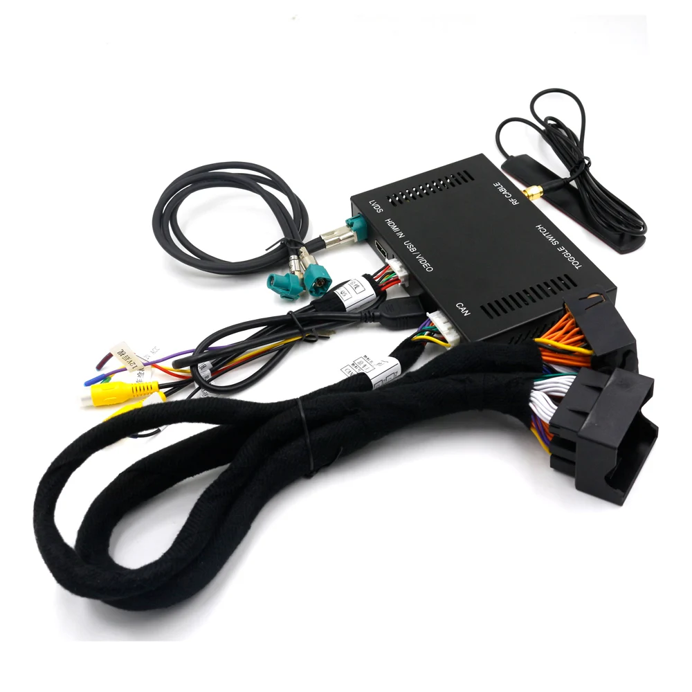 Top 2019 Car Apple CarPlay Android Auto Wireless Decoder for Audi A3/Q2 MMI Original screen iOS & Reverse image Retrofit Kit 4