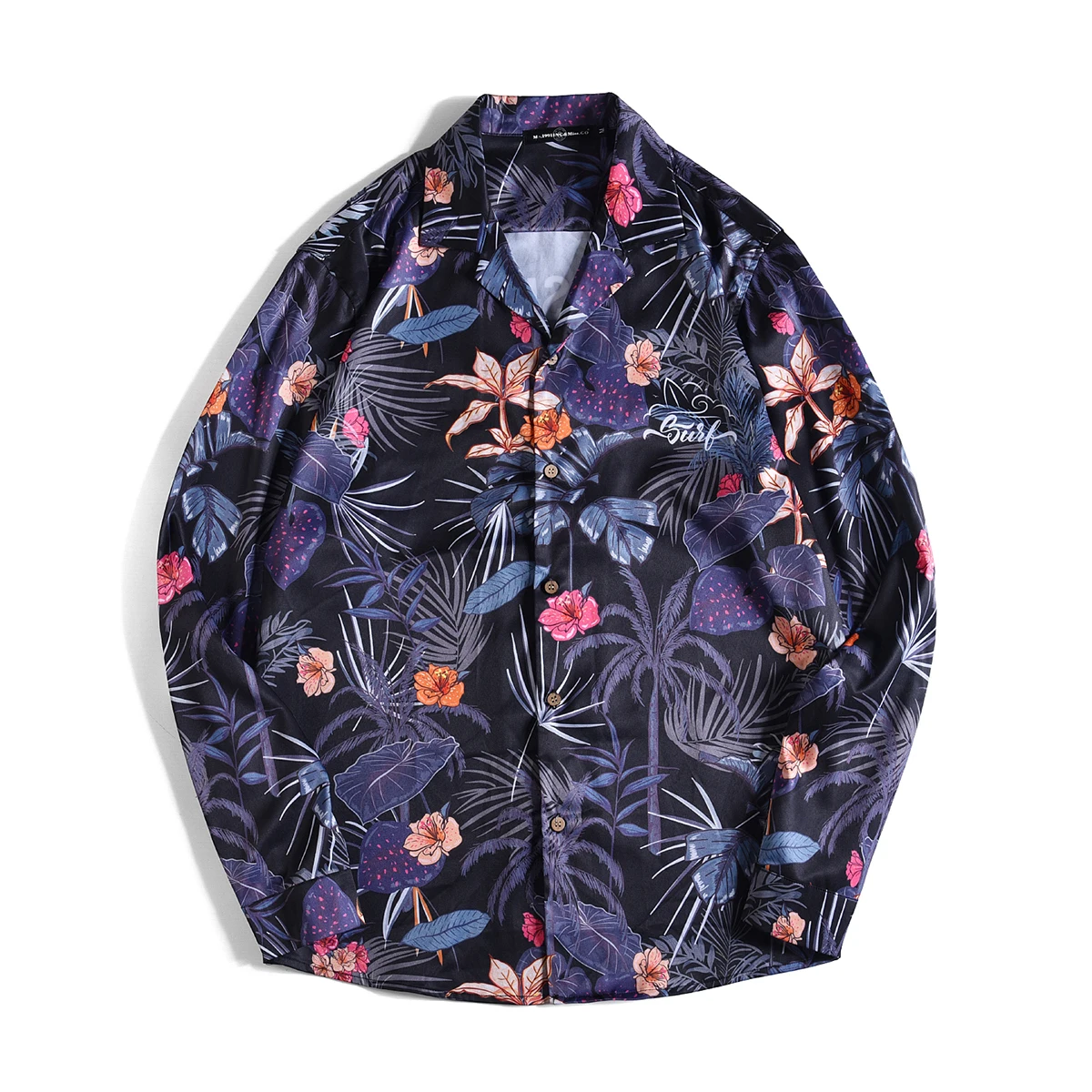 Мужская Повседневная рубашка с длинным рукавом принтом тигра | одежда