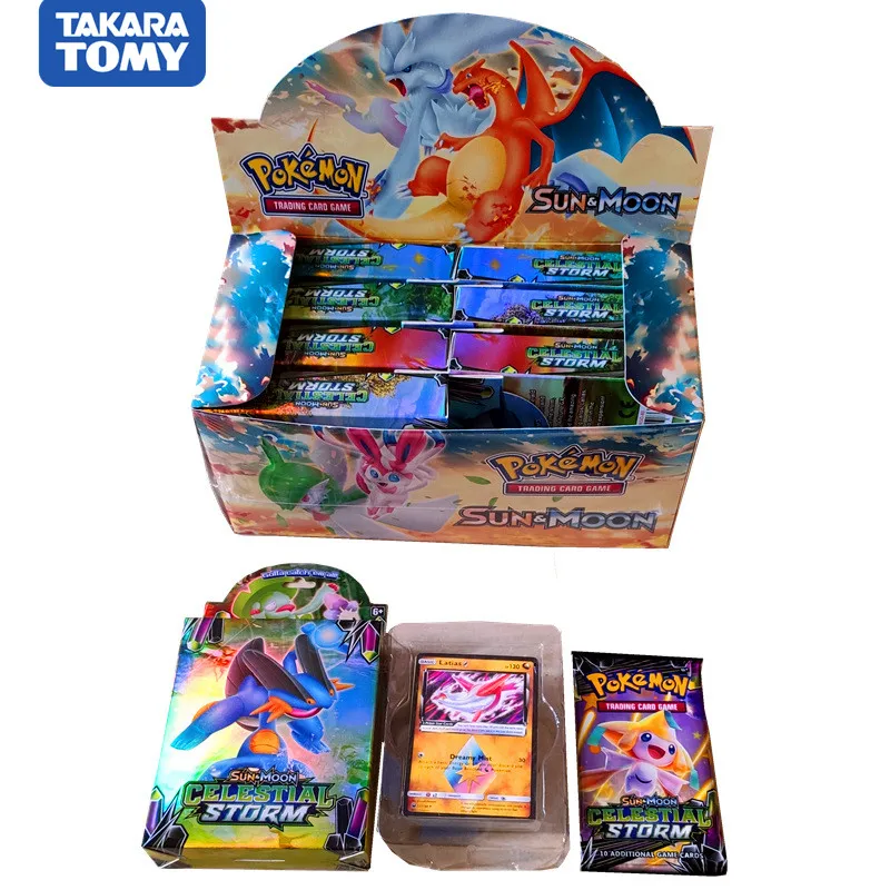 400 шт. TAKARA TOMY Pet Pokemon Cards Высококачественная подарочная коробка карты игрушка для