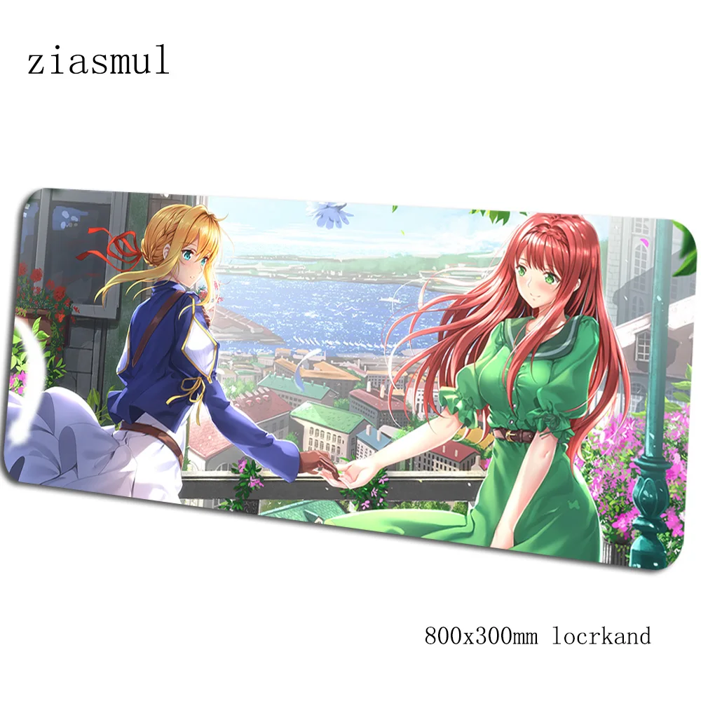 Violet evergarden padmouse 80x30 см игровой коврик для мыши для ПК геймерский компьютерный стол подставка под запястье коврик notbook mousemat pc - Цвет: pattern 1