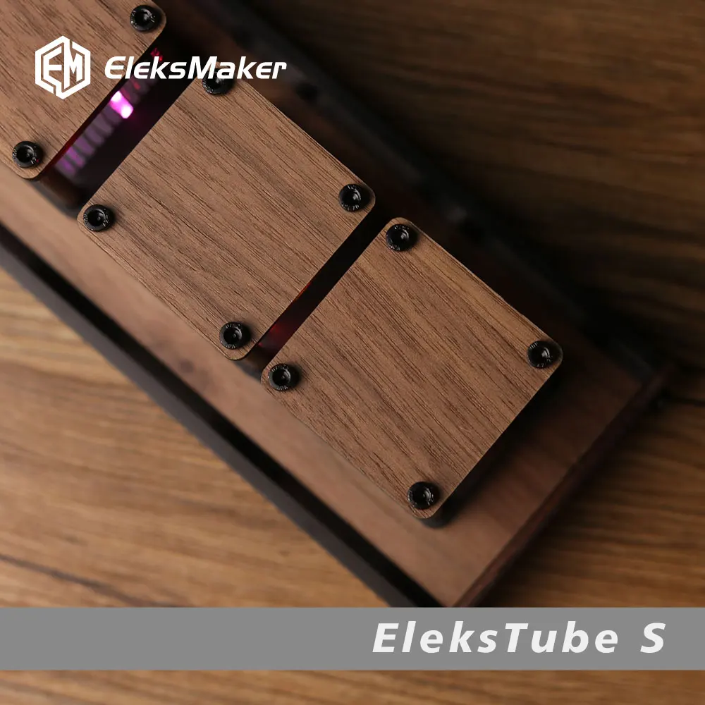 EleksMaker EleksTube R 6-Bit Kit Electronic LED Luminous Retro Glows Analog Nixie Tube Clock nixie tube clock