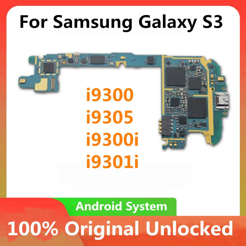 Оригинальная материнская плата для Samsung Galaxy S3 i9300 i9305 I9300I i9301iоткройте материнскую