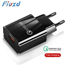 Fiuzd Быстрая зарядка 3,0 18 Вт QC 3,0 4,0 быстрое зарядное устройство USB портативное зарядное устройство для мобильного телефона iPhone samsung Xiaomi huawei