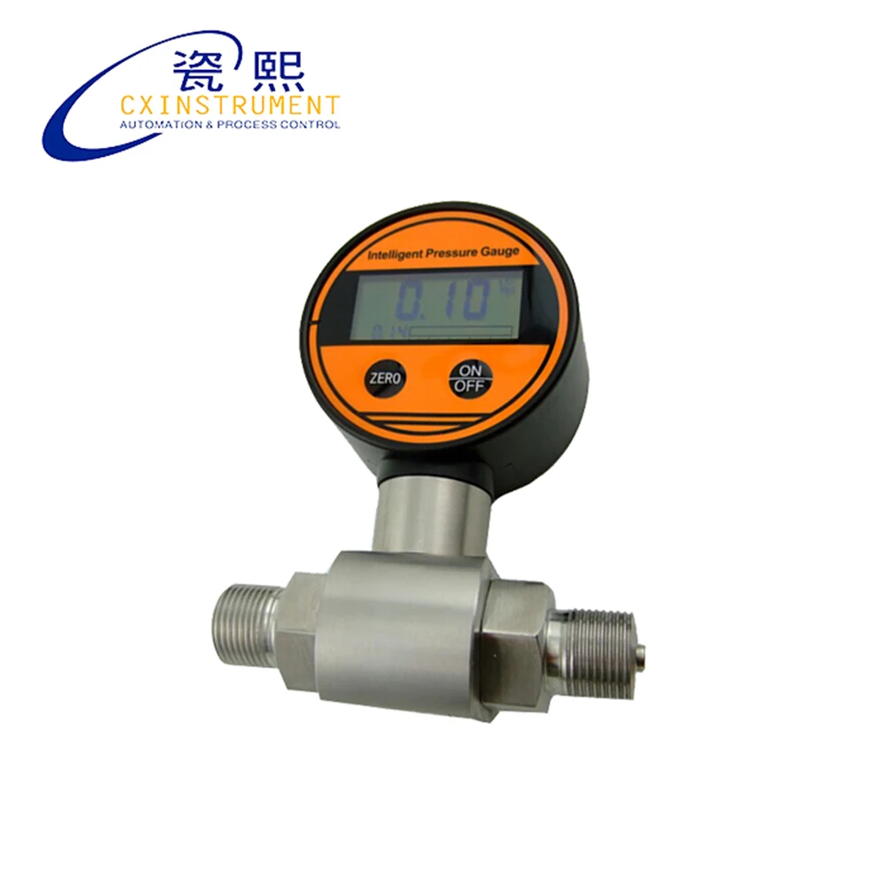 

Stainless Steel Material Thread Connection Local LCD Display Differential Pressure Gauge Digital
