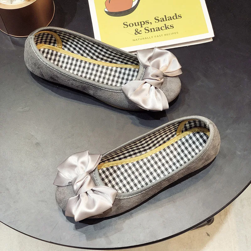 

SWYIVY Women Shoes Summer Black Flats Bow 2020 Spring New Female Slip On Shoes For Women Moccasin Ballets Casual Shoes Flats