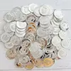 100 Pc BPA Free Plastic Pirate Gold Coins Gold Treasure Play Coins for Play Favor Party Supplies Pirate Party Treasure Hunt Game 5