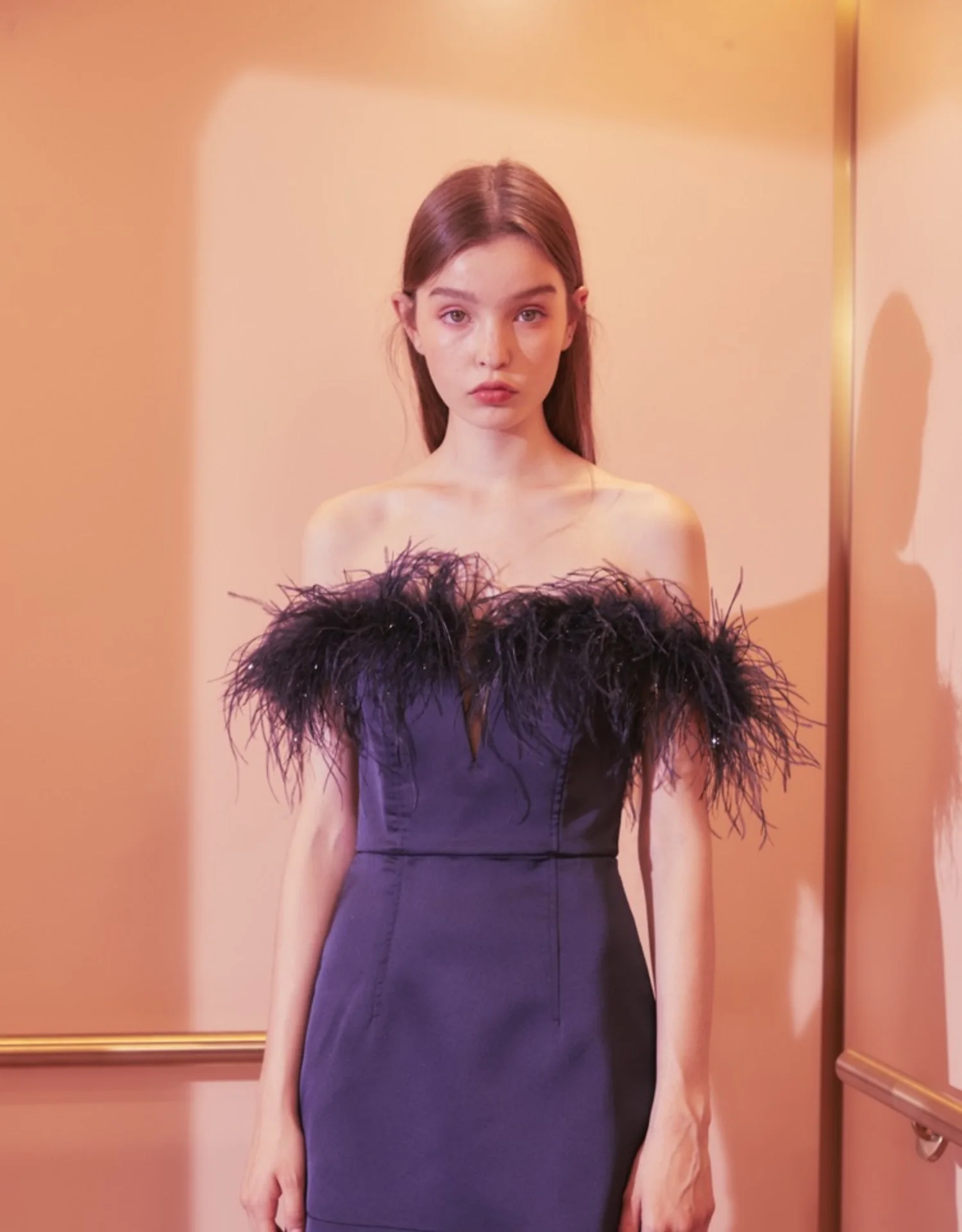 EASYSMALL For Love Lemons, женское платье, летнее, сексуальное, с открытой спиной, высокое качество, страусиные перья, высокая талия, платья без рукавов