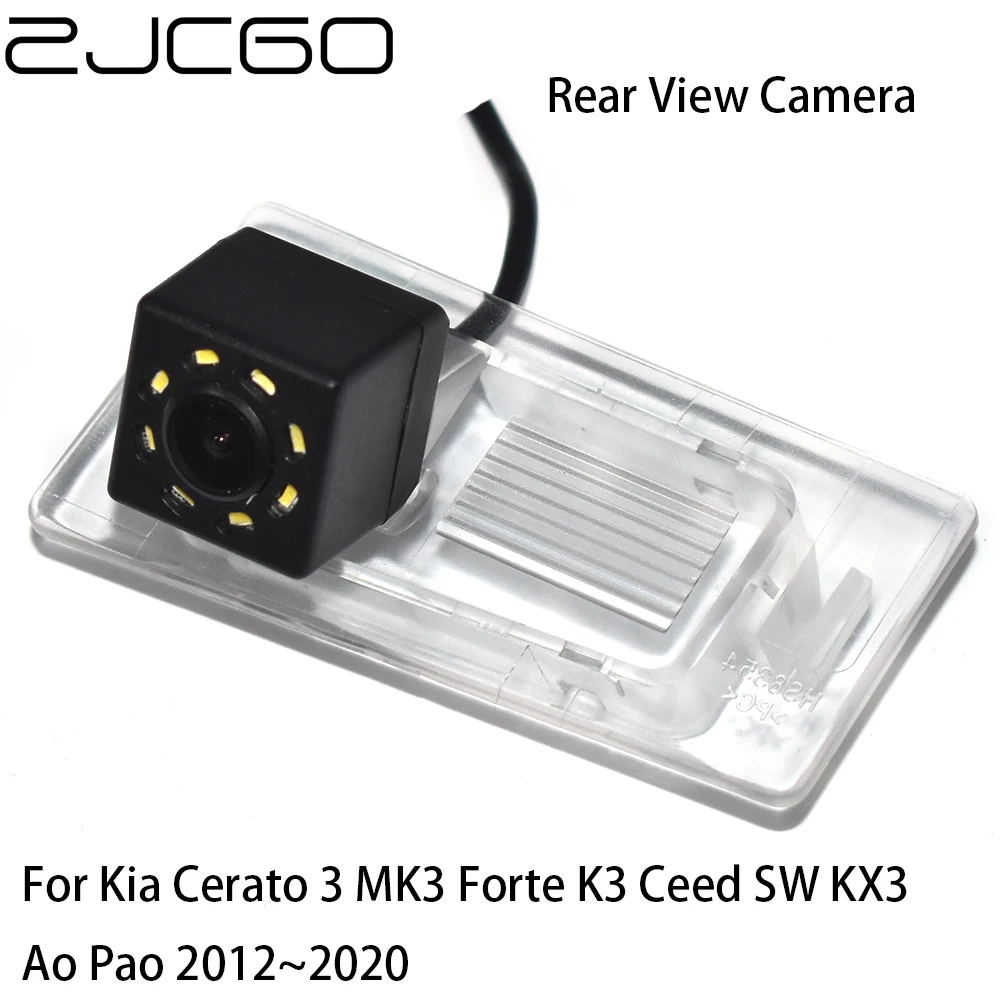 

ZJCGO CCD HD Car Rear View Reverse Back Up Parking Waterproof Camera for Kia Cerato 3 MK3 Forte K3 Ceed SW KX3 Ao Pao 2012~2020