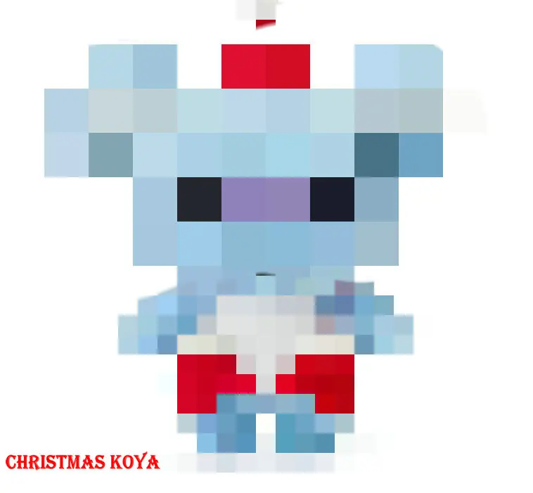christmas blue VIP LINK кролик овца Корея кумир кукла плюшевая подушка для сна игрушка - Цвет: christmas blue