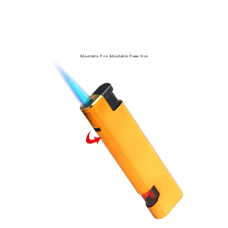 Пластиковая зажигалка может надувать ветряные прямые зажигалки гаджеты для мужчин
