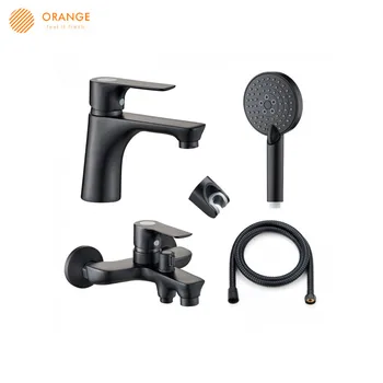 

Shower System ORANGE M19-311 Home Improvement Bathroom Fixture Faucets bath rain shower headset watering can system with mixer set