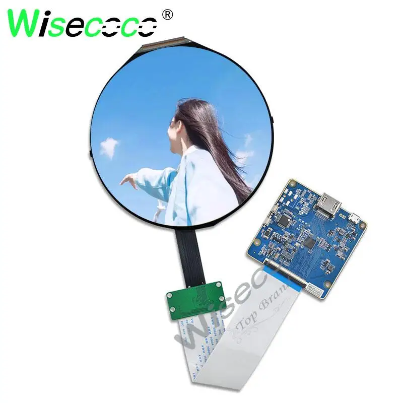 5 inch round lcd display made in china