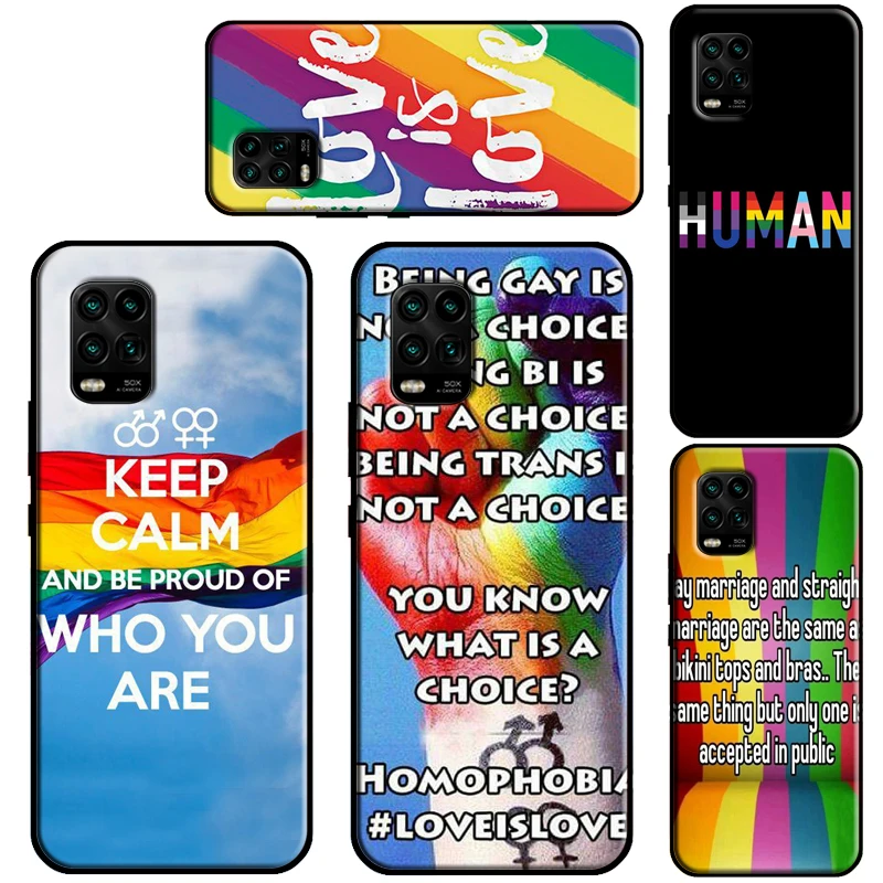 Чехол ЛГБТ с радужным флагом для POCO X3 Pro GT F1 F2 F3 M3 M4 X4 задняя крышка Xiaomi 11T 12 Mi 11 Lite |
