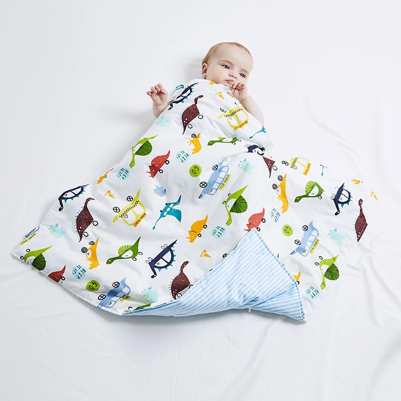 

Newborn Cotton Sleeping Bag Soft Cotton Blanket Spring Autumn And Winter Baby Crib Air Conditioner Quilt Warm Quilt For Children