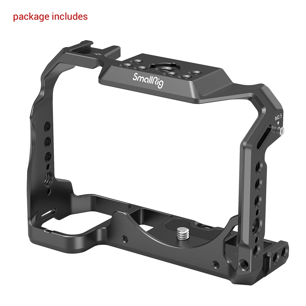 SmallRig Volle Kamera Käfig für Nikon Z5/Z6/Z7/Z6II/Z7II Kamera Mit Kalten Schuh & NATO Schiene 2926
